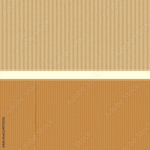 vector illustration of different cardboard texture
