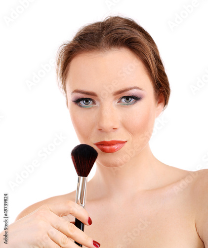 portrait of beautiful woman...