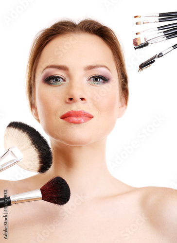 portrait of beautiful woman...