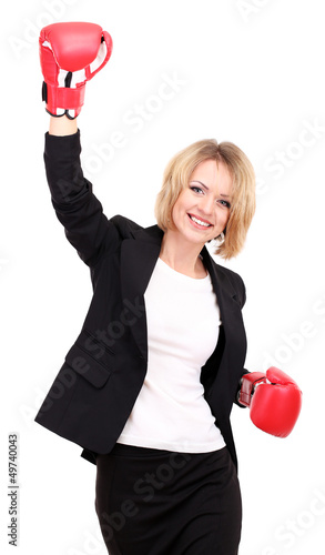 Young beautiful business wo...