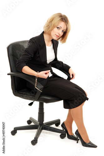 Young beautiful business wo...