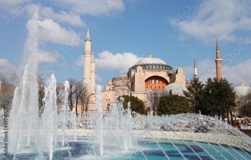 Exterior view of Hagia Sophia