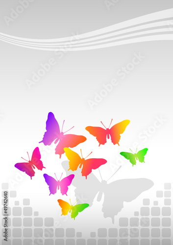 Schmetterlinge - Background - 2