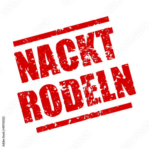stempel eckig nacktrodeln I