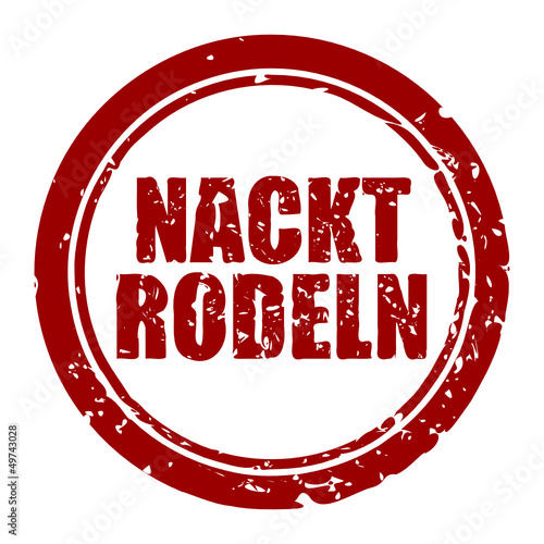 stempel rund nacktrodeln I