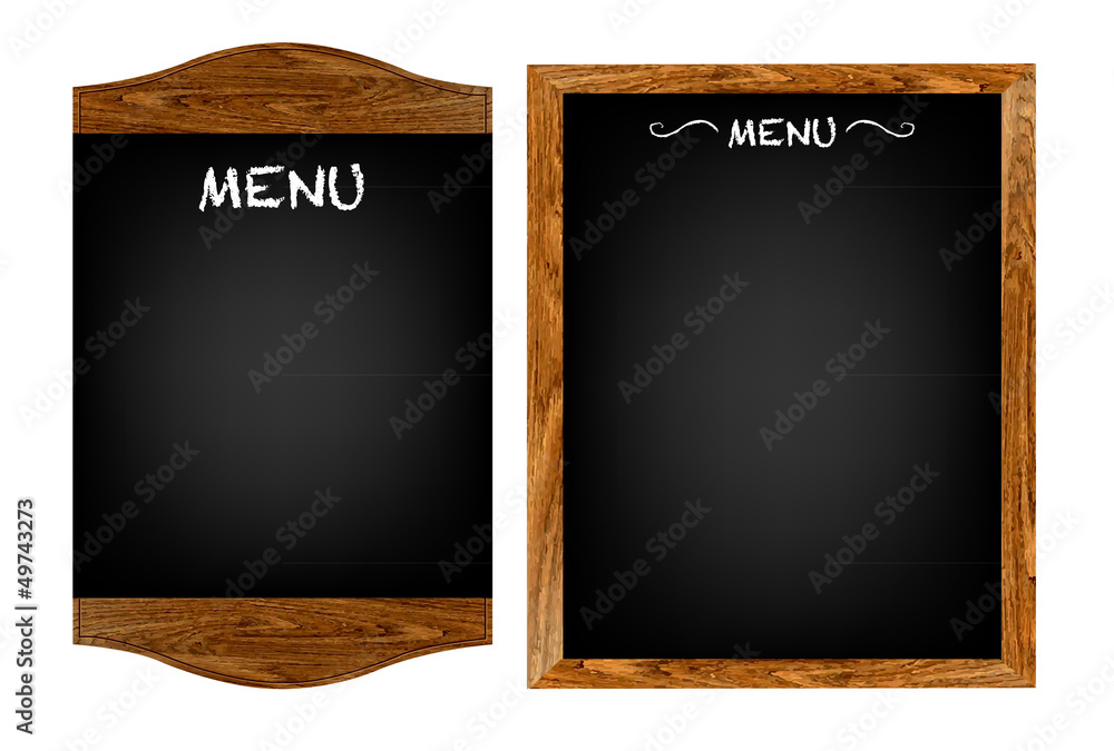 Restaurant Menu Board Set With Text Stock Vector | Adobe Stock