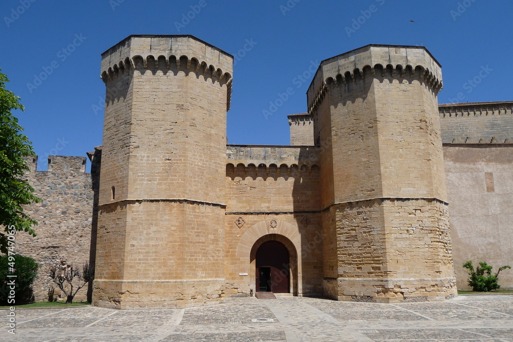 Eingangstor Kloster Poblet, Katalonien