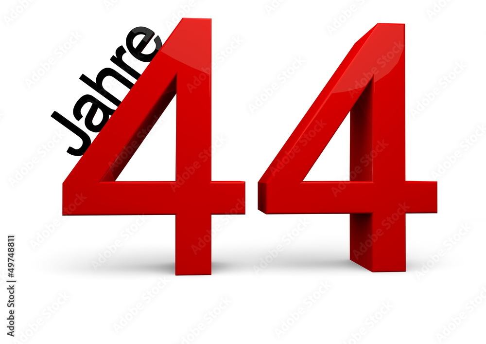 Obraz premium 44 Jahre