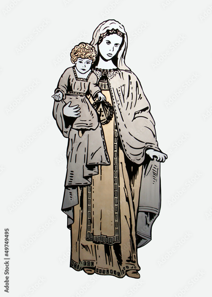 Madonna and Jesus