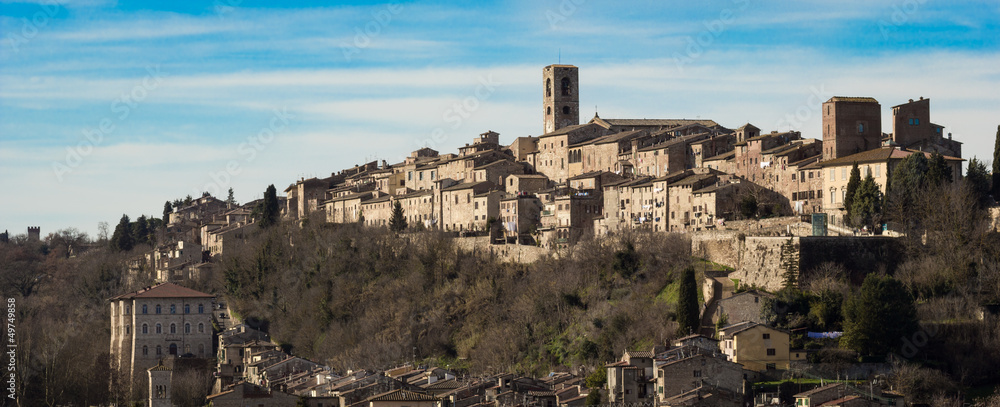Panorama of Colle di Val d'Elsa, the city of crystal, Tuscany, I