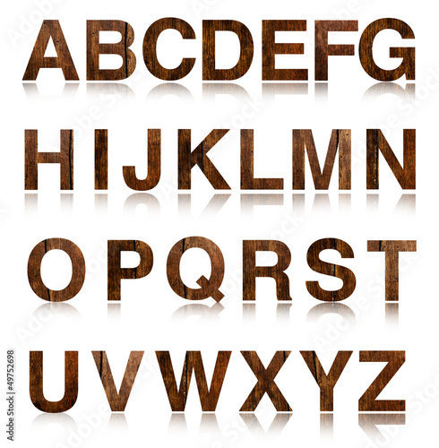 ABC in Holz