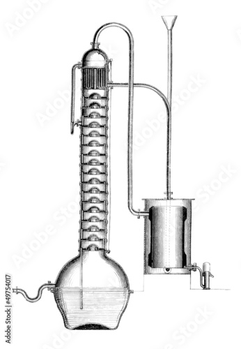 Konstfotografi Alcohol Distillation Apparel - 19th century