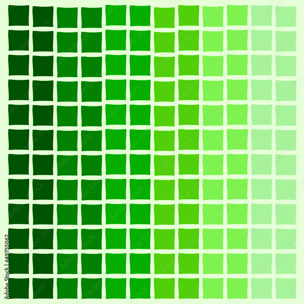 Grüne Quadrate