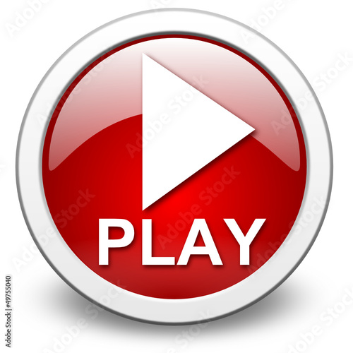 PLAY, vector button