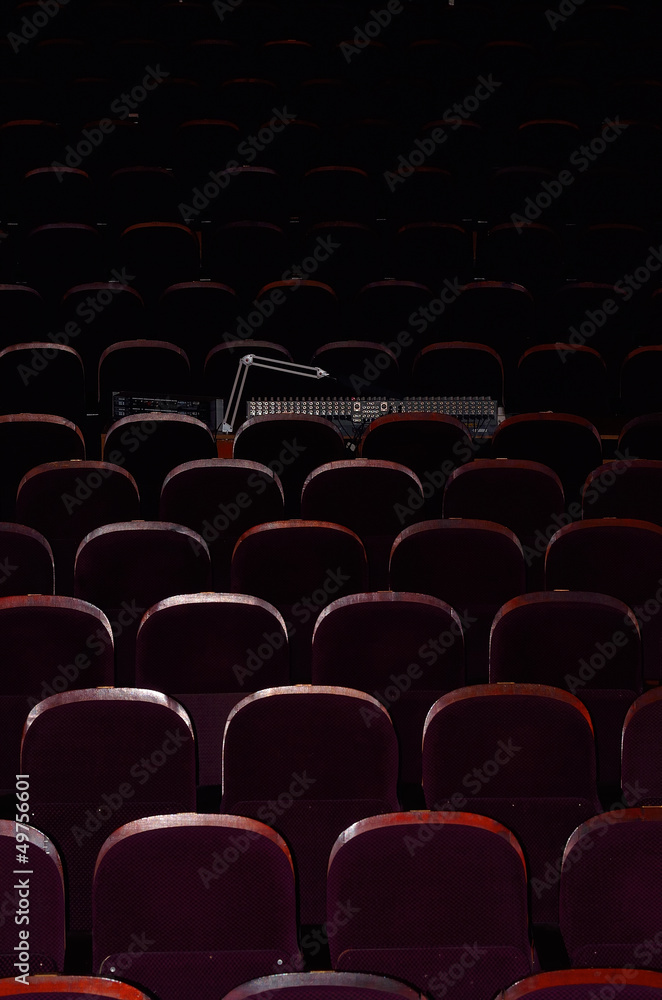 Fototapeta premium Theater - Mischpult - Regisseur