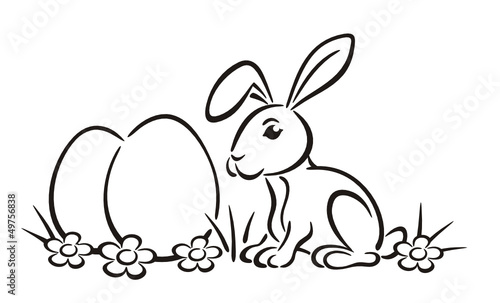 Easter Rabbit Graphic