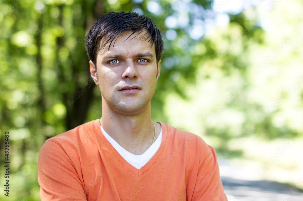 Portrait of handsome young man Portrait of handsome young man