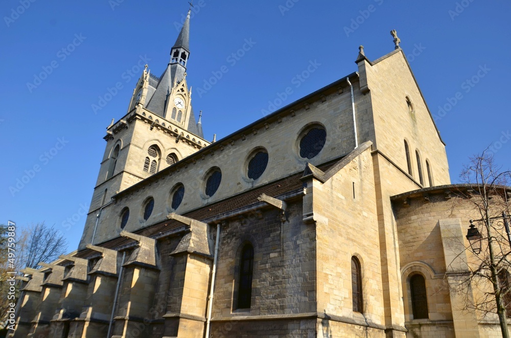 french church of Maisons Laffite, eglise