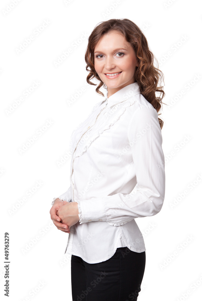 Portrait of a happy young business woman Portrait of a happy young business woman