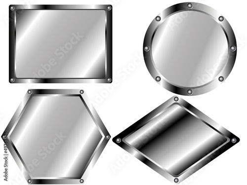 A set of metal plates 2