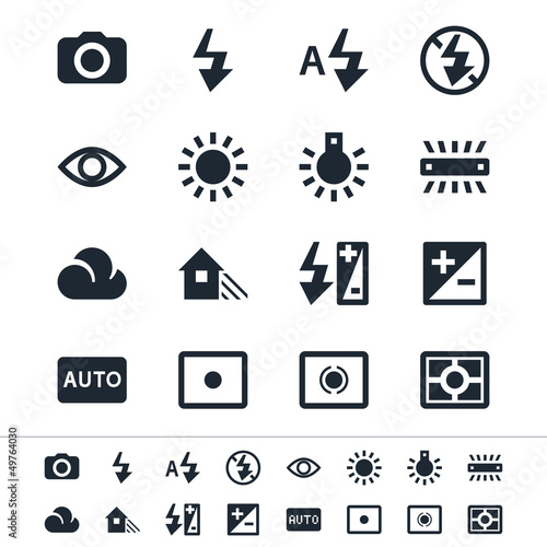 Photography icons