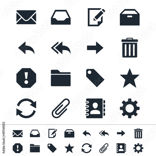 Email icons