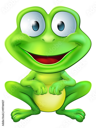 Cute frog character