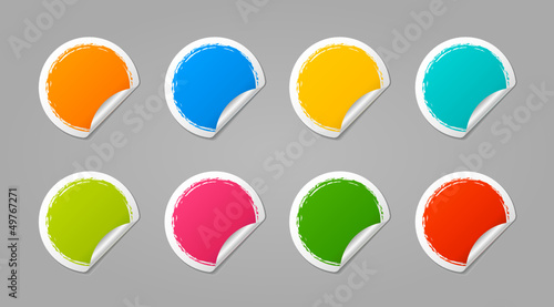 Stickers ronds x 8