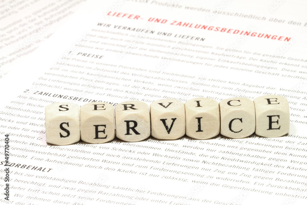 Obraz premium Kundenservice