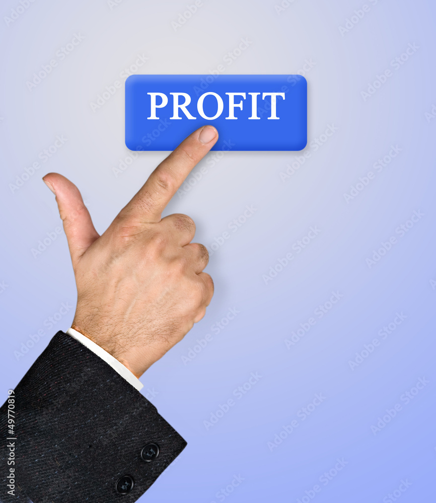 Button for profit Button for profit