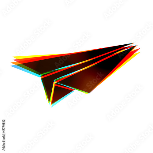 Vector abstract icon on white background. Eps10