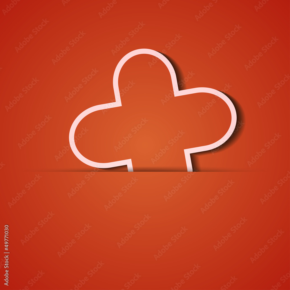 Vector background. Orange icon applique. Eps10 Vector background. Orange icon applique. Eps10