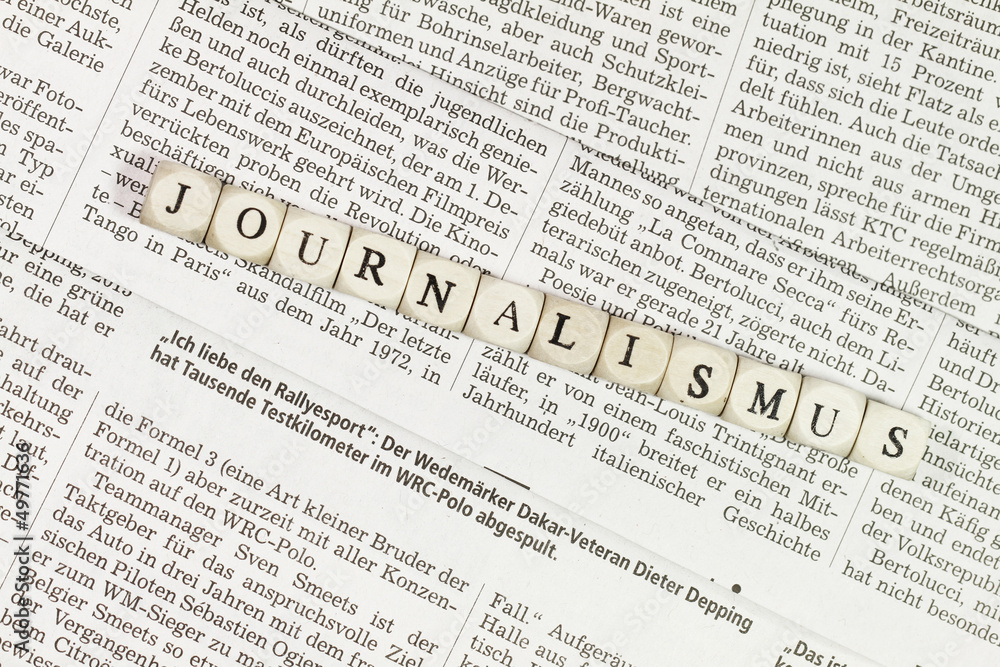 Obraz premium Journalismus