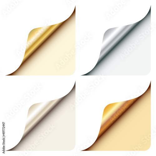 4 Metallic Corners