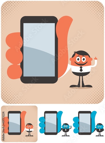 Holding Smartphone
