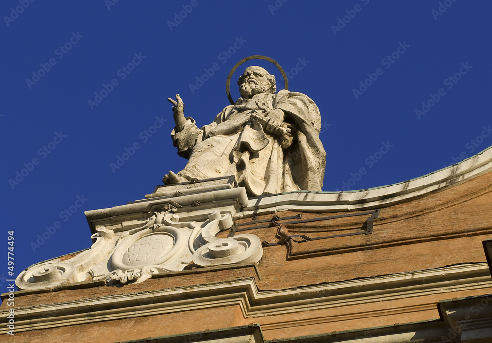 Obraz premium statua di San Pietro