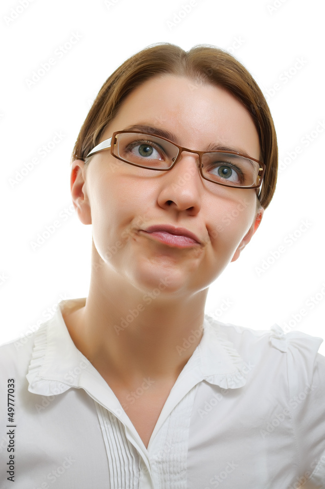 Portrait of a frustrated businesswoman Portrait of a frustrated businesswoman