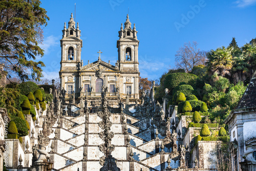 Bom Jesus do Monte Monastery, Braga, Portugal photo