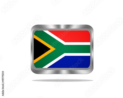 Free Download Metal South Africa flag. - GFXLoad
