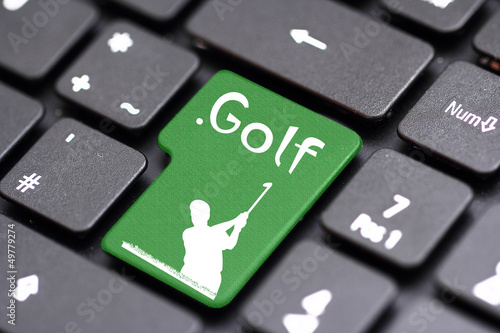 golf on a key