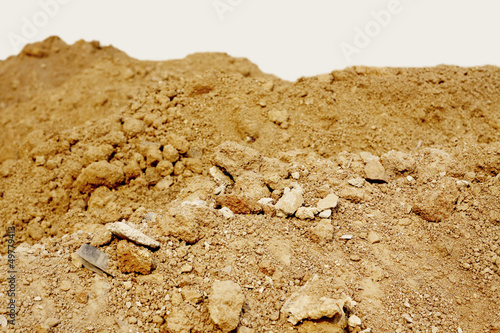Pile of dry soil