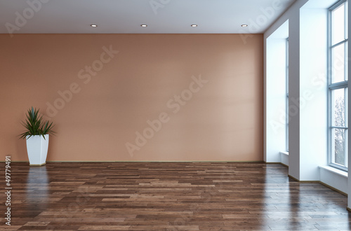 Empty living room photo