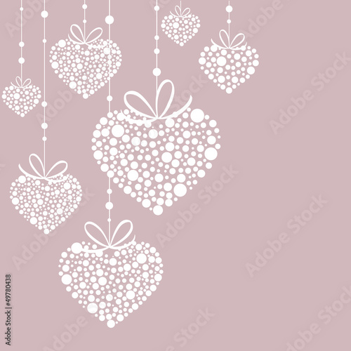 background with hearts