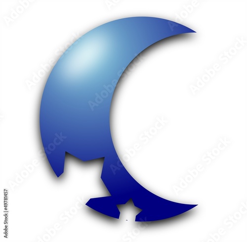 Kreativer Mond - Sterne
