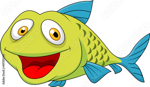 Cute fish cartoon