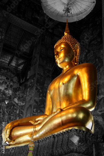 Buddhist temple in Thailand. Buddha