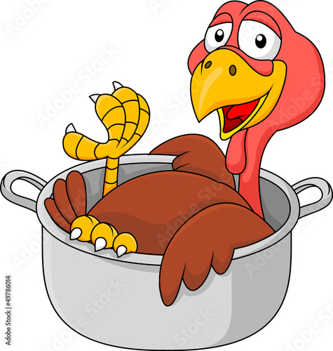 Turkey in the saucepan