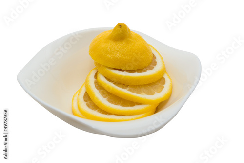 Limon  isolated on white