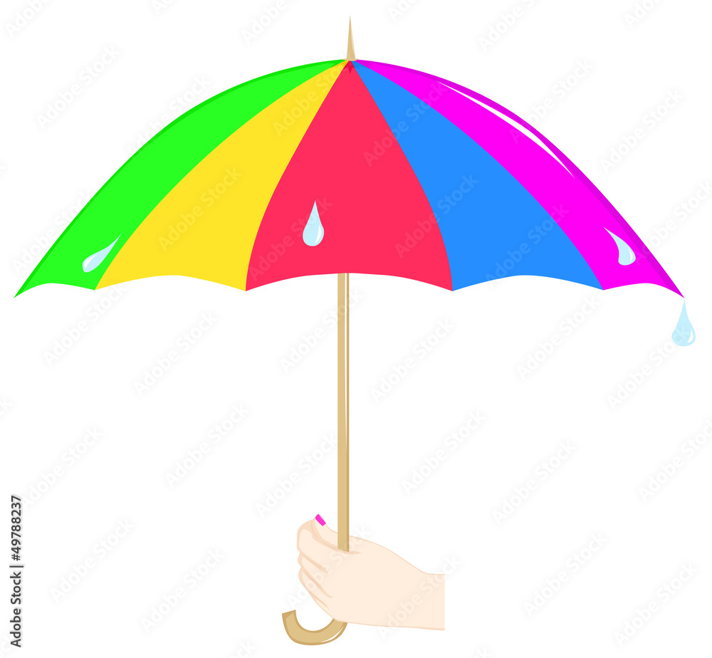 Obraz premium Umbrella in hand