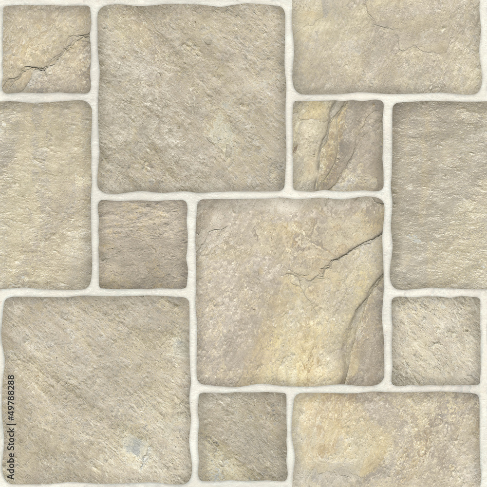 Naklejka premium Brown marble-stone mosaic texture. (High.res.)
